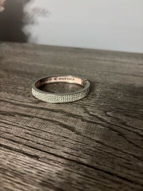 Juicy Couture Pavé Crystal Clasp Bangle Bracelet